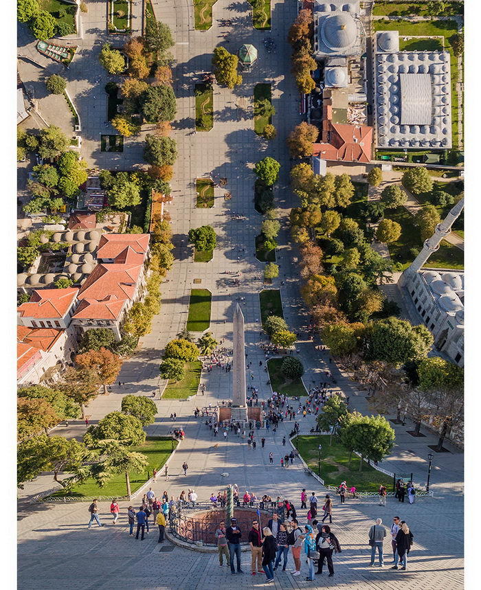 Vertical panorama - Istanbul, Drone, Панорама, Photoshop, Longpost