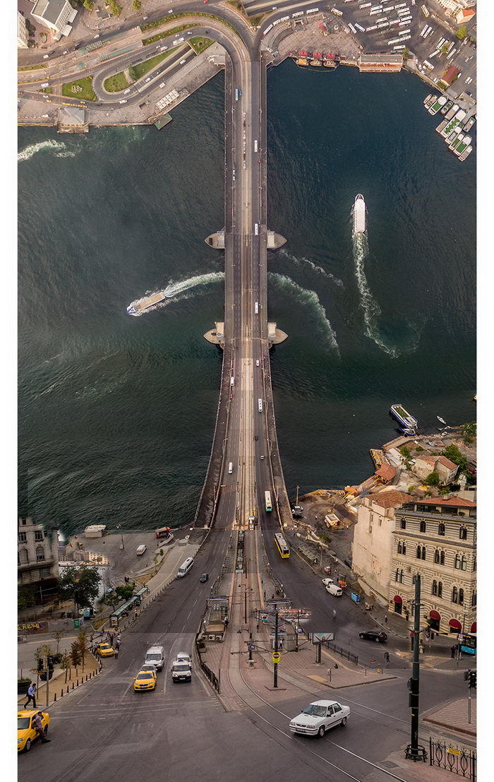 Vertical panorama - Istanbul, Drone, Панорама, Photoshop, Longpost