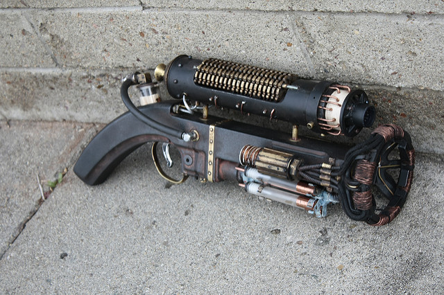 Pistol - Craft, Steampunk, Longpost, Pistols, Weapon