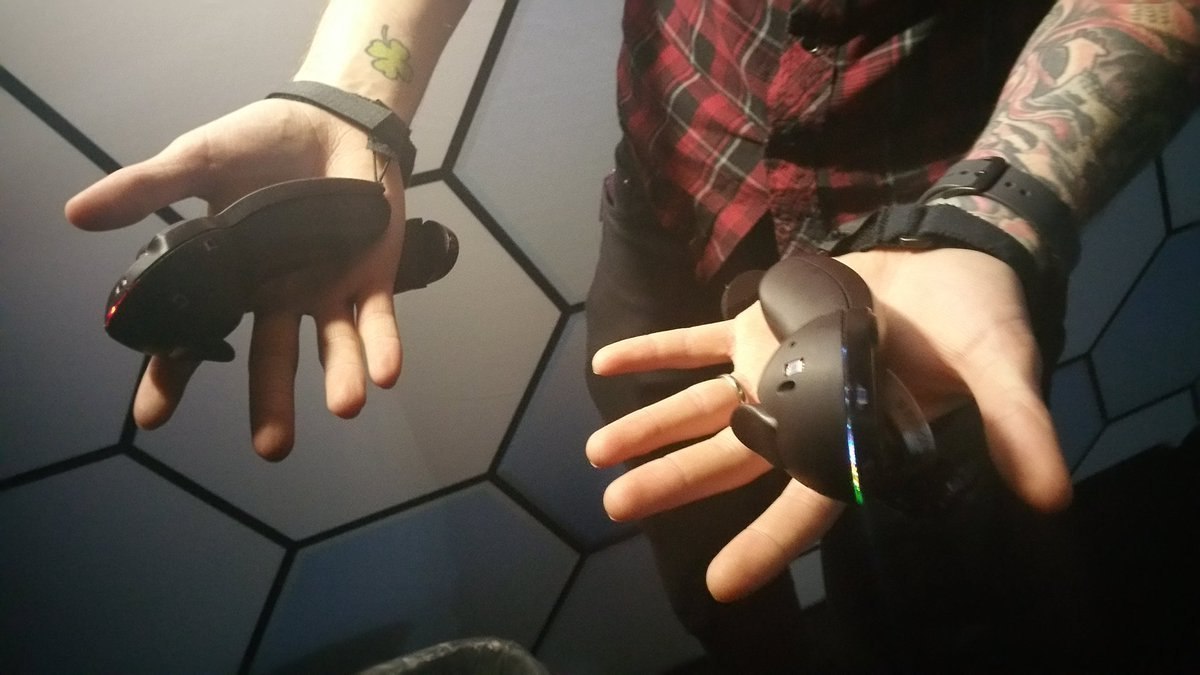 Valve showed a prototype of a new controller for virtual reality - Valve, Controller, Виртуальная реальность, Technologies, Games