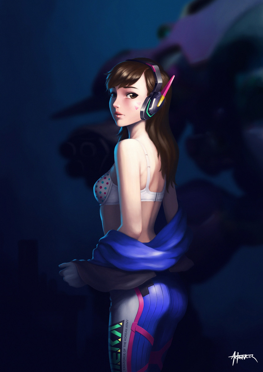 D.Va Overwatch - NSFW, Blizzard, Overwatch, Dva, Арт