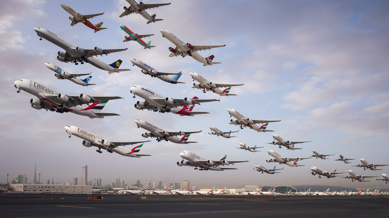 A man took pictures of planes taking off all over the world for a year - Airplane, The photo, Longpost