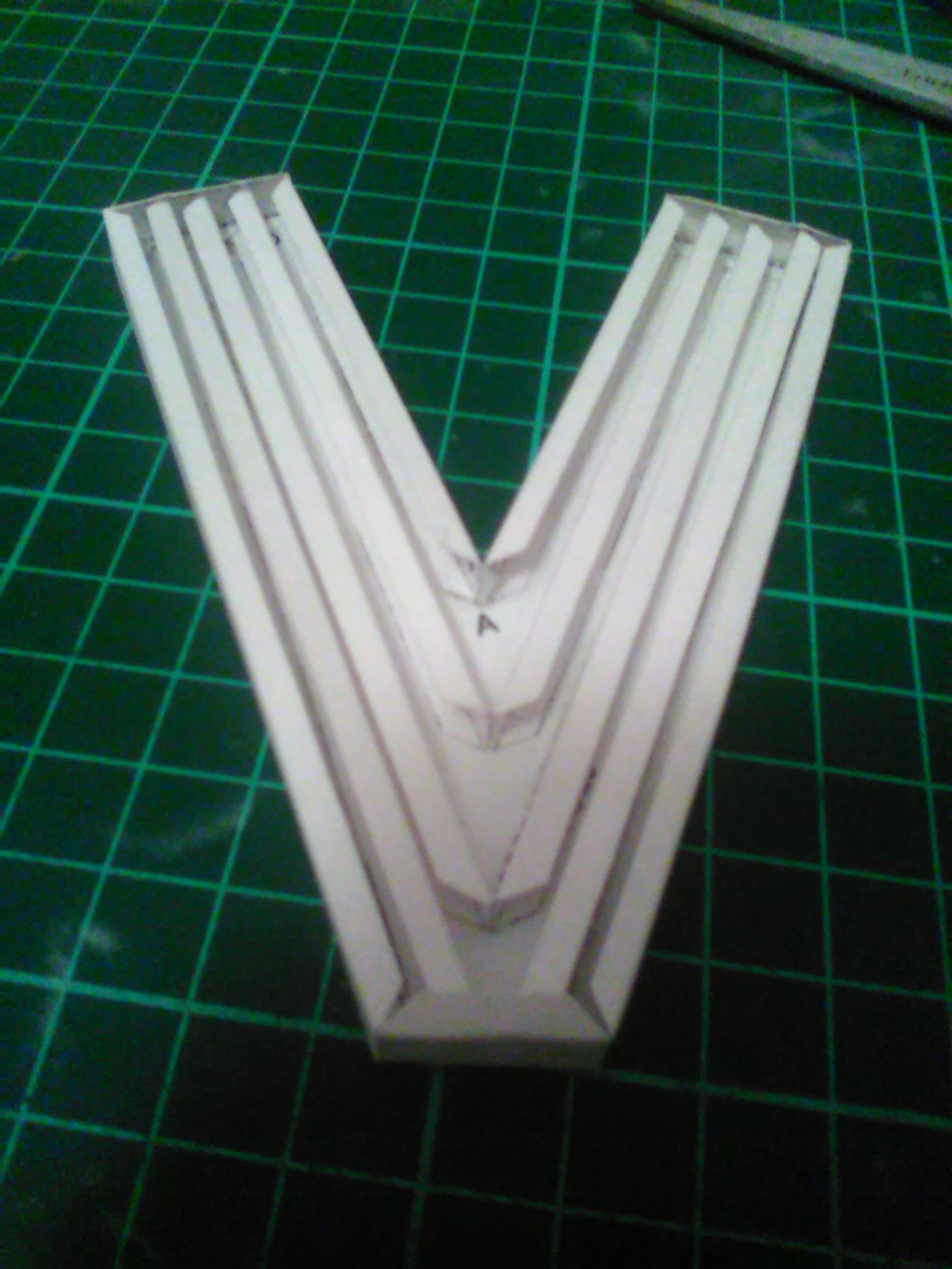 Engine V12 made of paper with elements of mechanics.Part II - My, Papercraft, V12, Video, Longpost