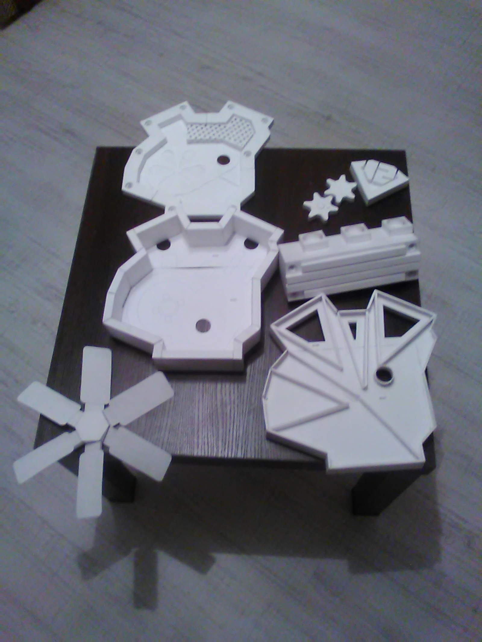 Engine V12 made of paper with elements of mechanics.Part II - My, Papercraft, V12, Video, Longpost