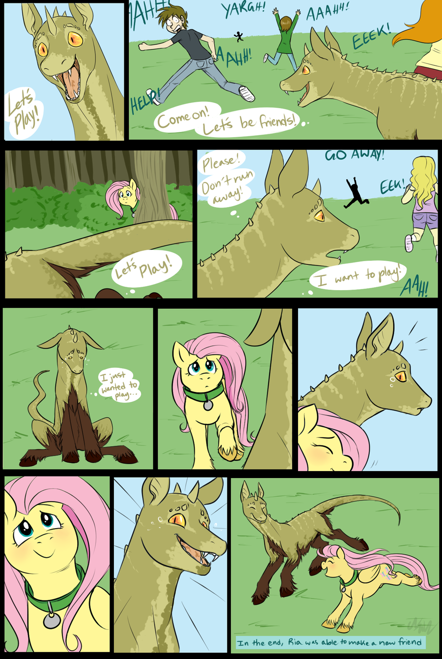 Even scary wasps can find friends - My little pony, Futashy, 