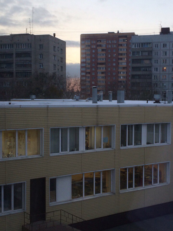 The sky in the colors of the Russian flag - Sky, Flag, Tricolor, Photo, Novosibirsk