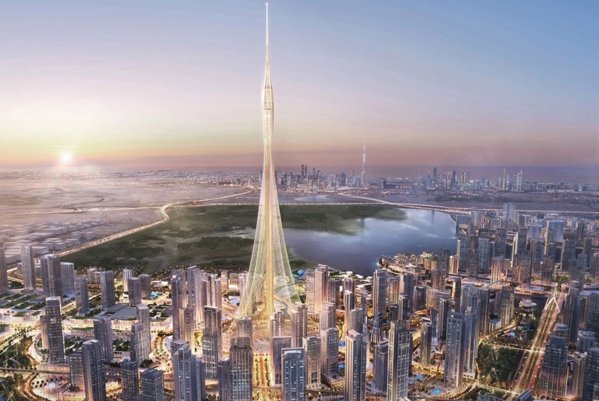 Construction begins on the world's tallest building in Dubai - Skyscraper, Dubai, Interesting, Longpost