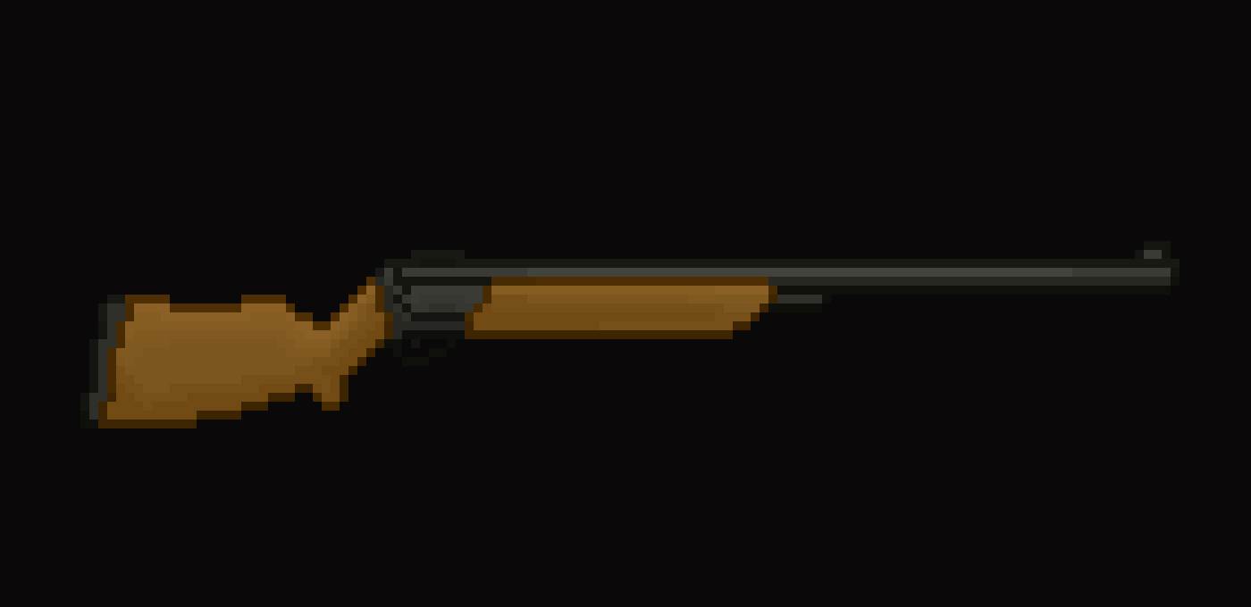 My art - My, Pixel Art, Gun