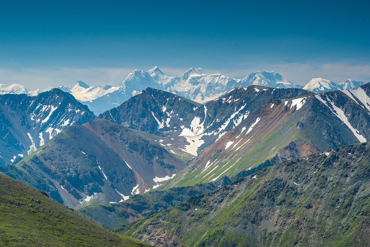 Terektinsky Range, Mount Belukha - , Altai, Landscape, The mountains, Longpost, Beluga Whale Mountain, Altai Republic