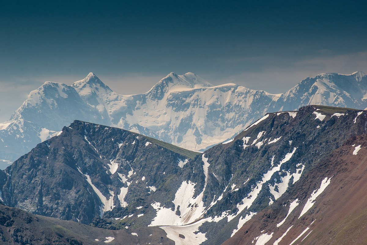 Terektinsky Range, Mount Belukha - , Altai, Landscape, The mountains, Longpost, Beluga Whale Mountain, Altai Republic