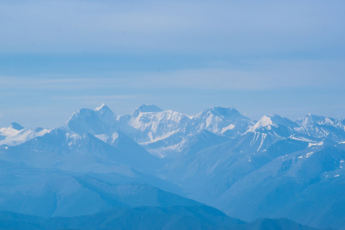 Terektinsky Range, Mount Belukha - , Altai, Landscape, The mountains, Longpost, Beluga Whale Mountain, Altai Republic