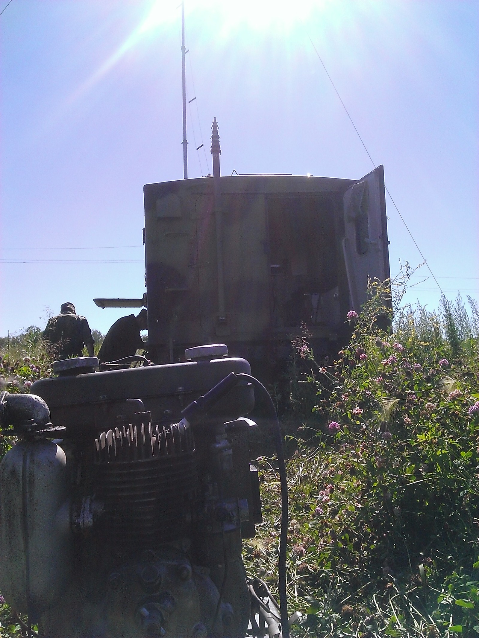 С днём военного связиста - Моё, Связь, Военная техника, Радиостанция, День военного связиста, Та-57, Р168, Газ-66, Длиннопост