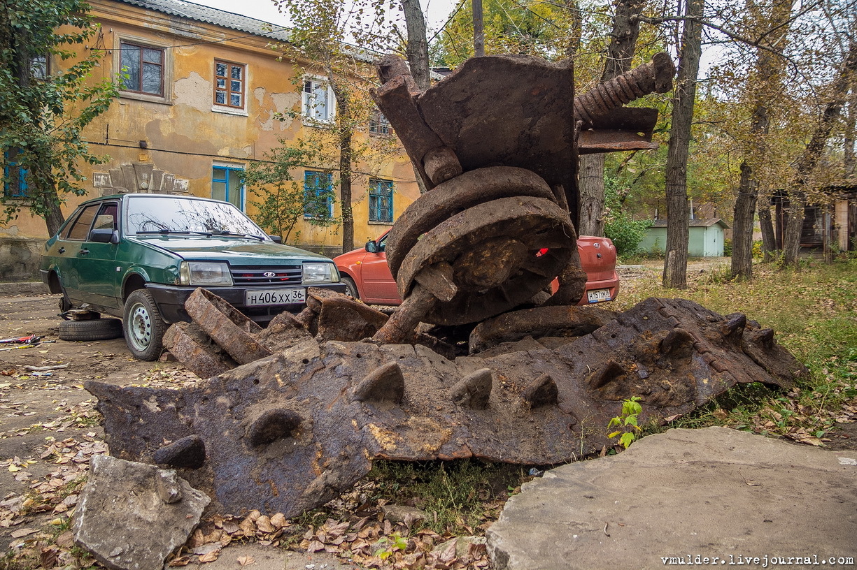 Ходячий Замок Хаула на Теневой Стороне Воронежа - Моё, Воронеж, Теневая сторона, Антиворонеж, Сталкер, Танки, Abandoned, Дом, Длиннопост, Заброшенное