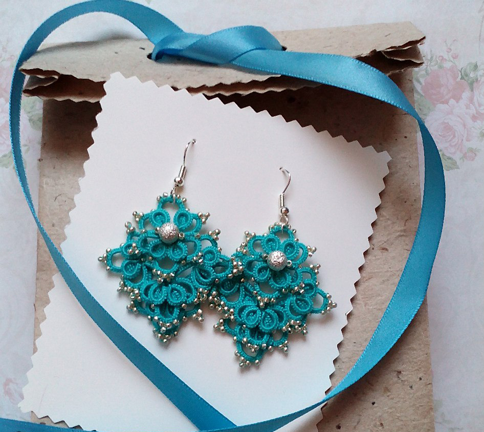 Tatting jewelry is a hobby for the very patient - My, Friday, Longpost, Lace, Tatting, Needlework, Handmade, My, Hobby