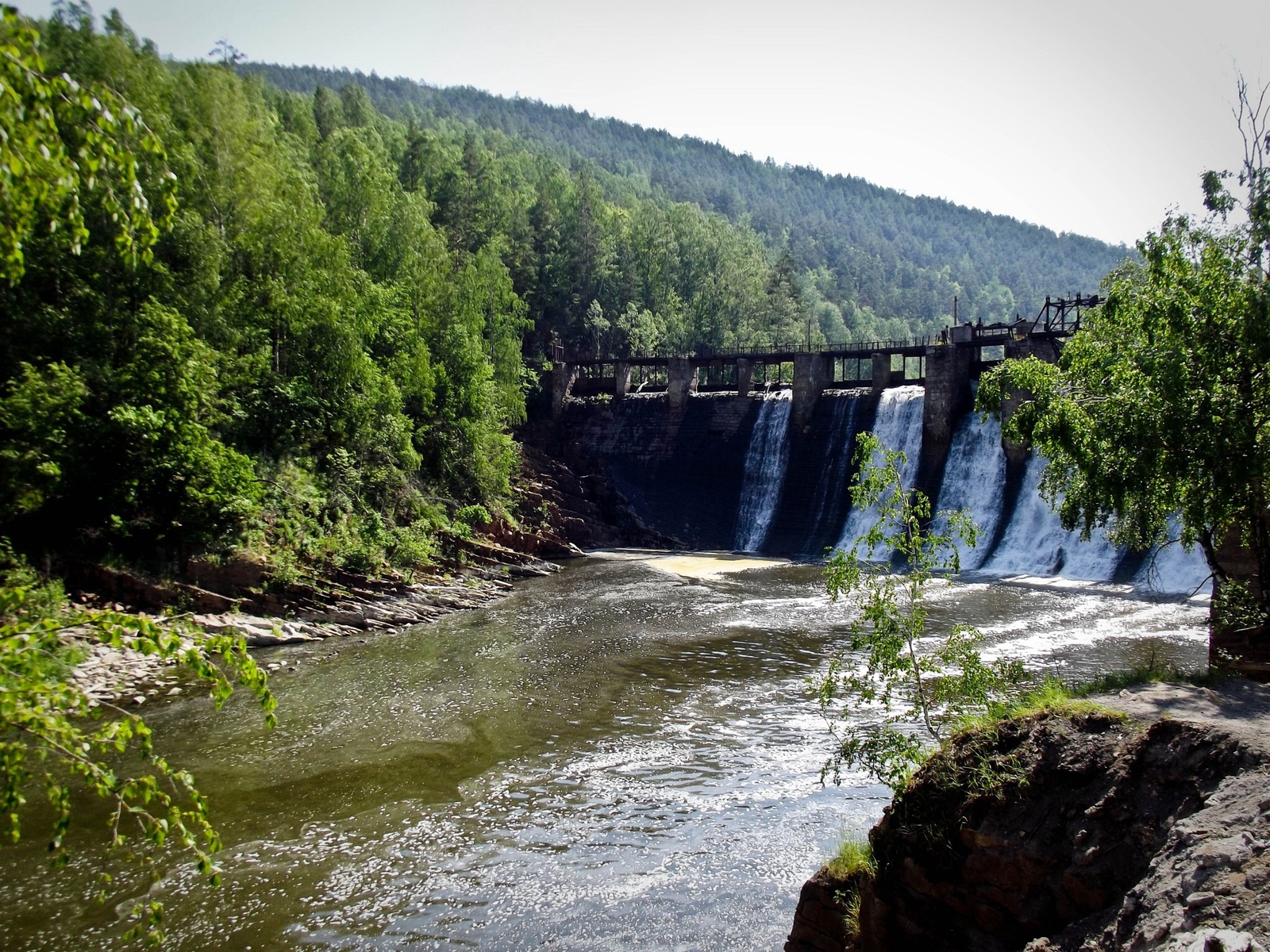 Hydroelectric Power Plant Porogi - My, Ural, Hydroelectric power station, Water, River