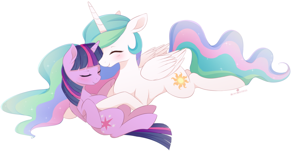 Happy Mothers - My Little Pony, MLP Lesbian, Twilight sparkle, Princess Celestia, Шиппинг