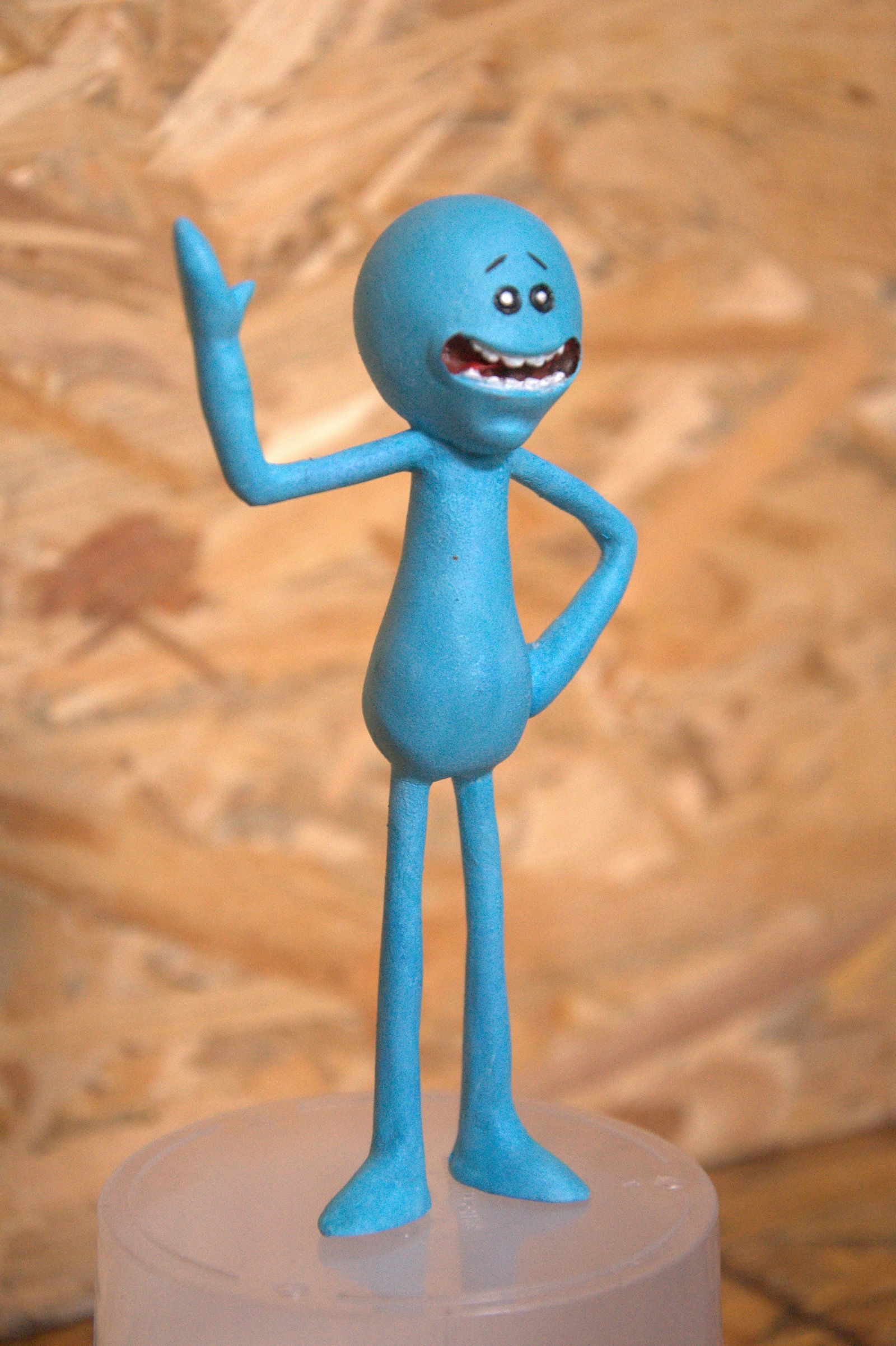 Mr Meeseeks from Rick and Morty - My, Mr. Misix, , Rick and Morty, Rick and mory, Figurine, Longpost, Figurines