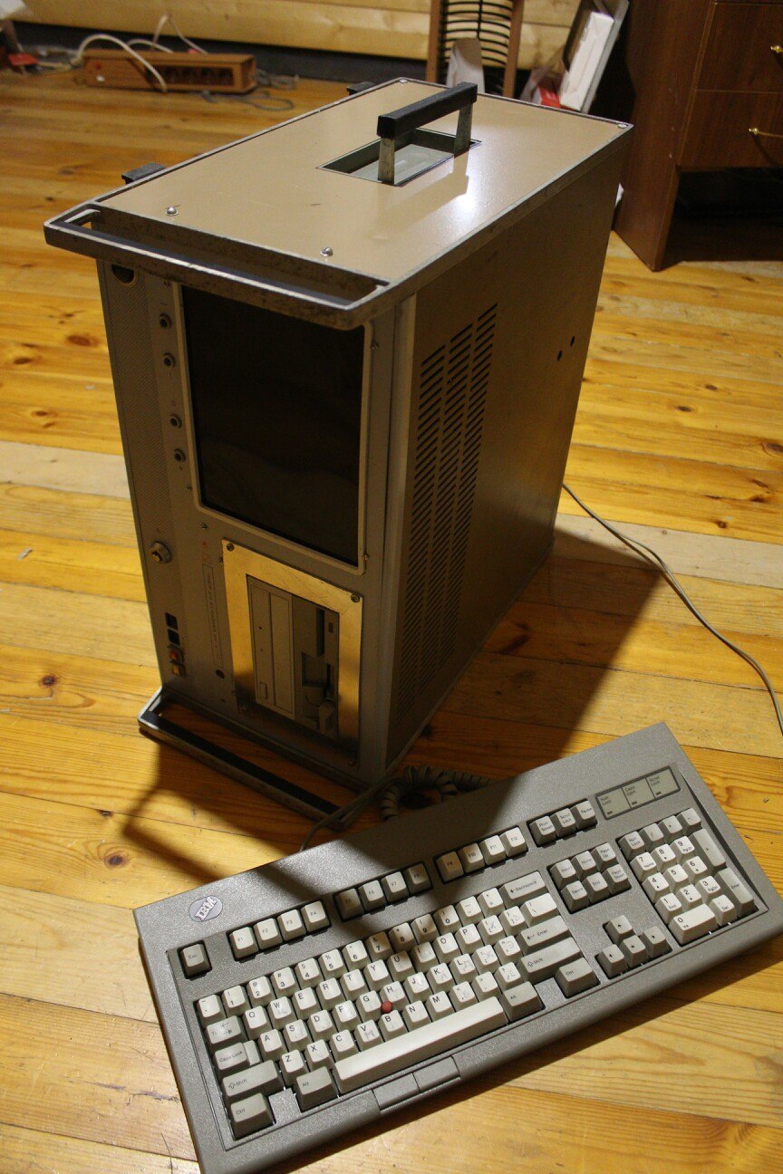 Homemade monoblock computer in a case from a device for studying frequency response Kh1-53 - Radio amateurs, Vintage, Fallout, Computer, , Longpost