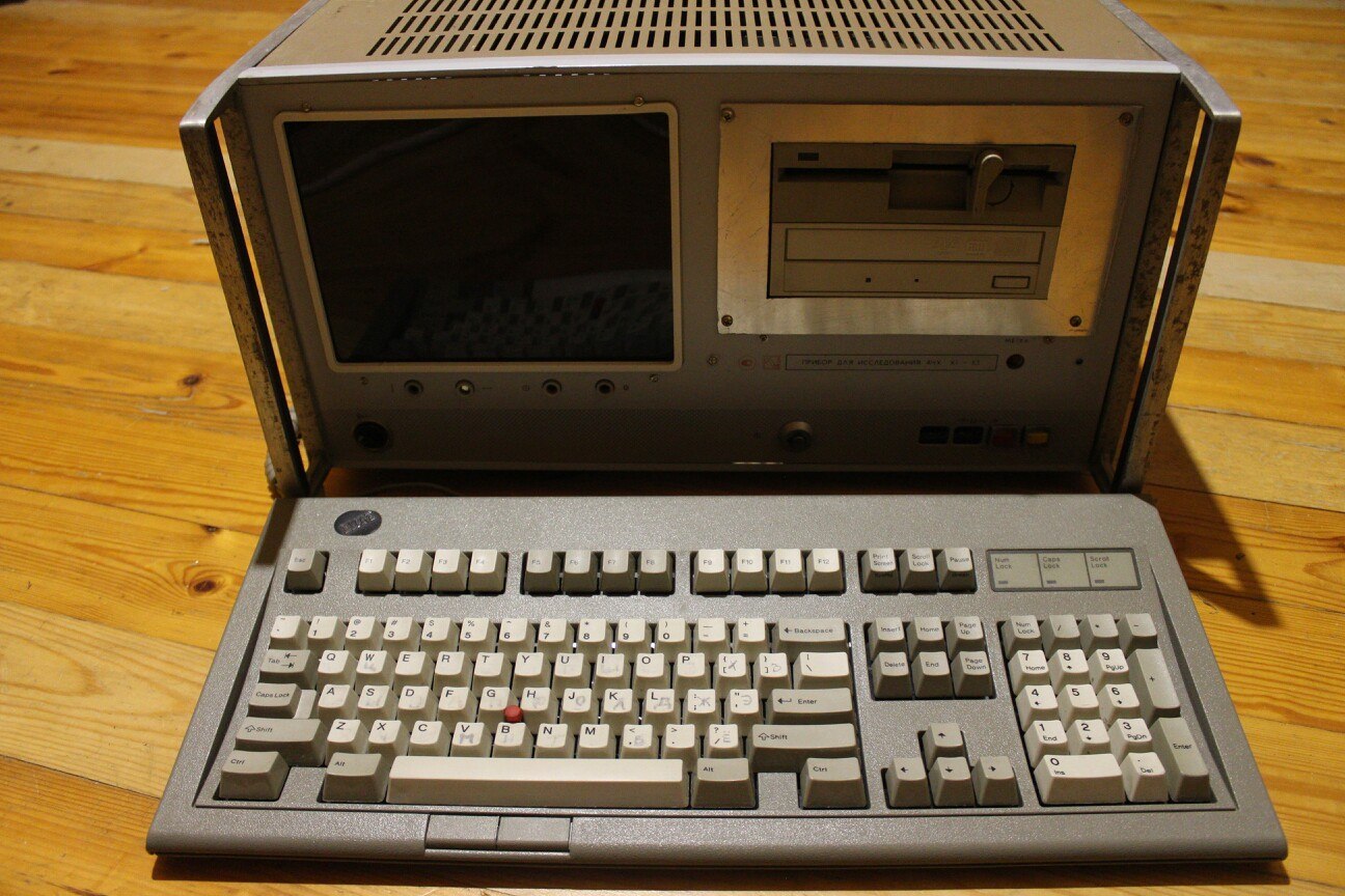 Homemade monoblock computer in a case from a device for studying frequency response Kh1-53 - Radio amateurs, Vintage, Fallout, Computer, , Longpost