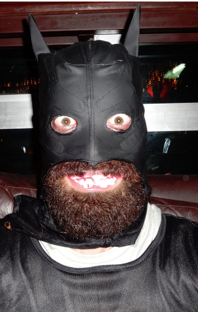 It's not always better with a beard. - Cosplay, Beard, Kripota, Batman, Longpost