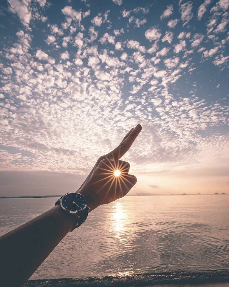 dawn - dawn, Beautiful, Hand, Clock