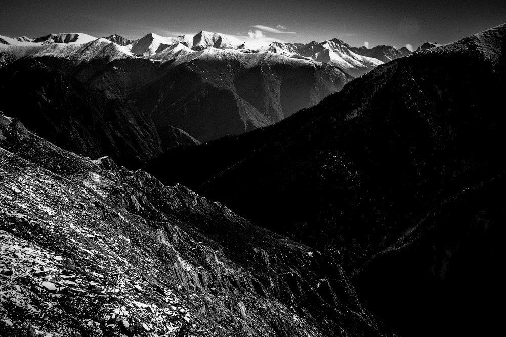 At an altitude of 3000 meters. - The mountains, Altai, Autumn, Longpost, Beluga Whale Mountain, Altai Republic