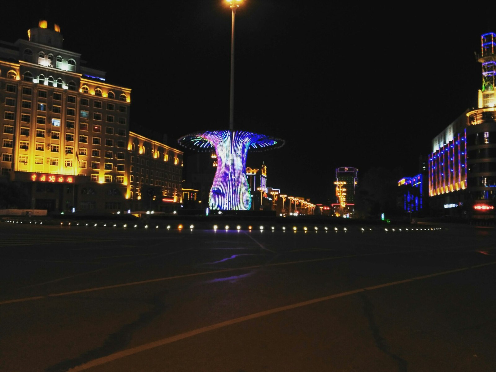 China - My, China, Night, The photo, My, Town, Night city, Longpost