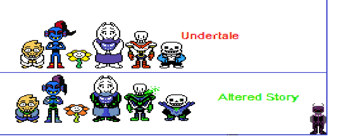 Prototype AU (Altered Story) - My, Undertale AU, Undertale, , Undertale-Fun, With your own hands