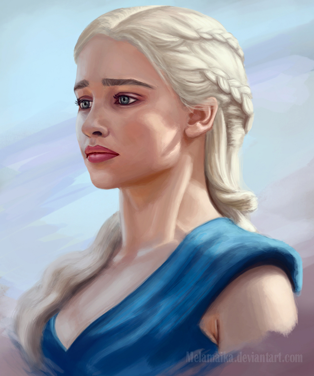 Daenerys Targaryen - My, Game of Thrones, Daenerys Targaryen, Art, Serials