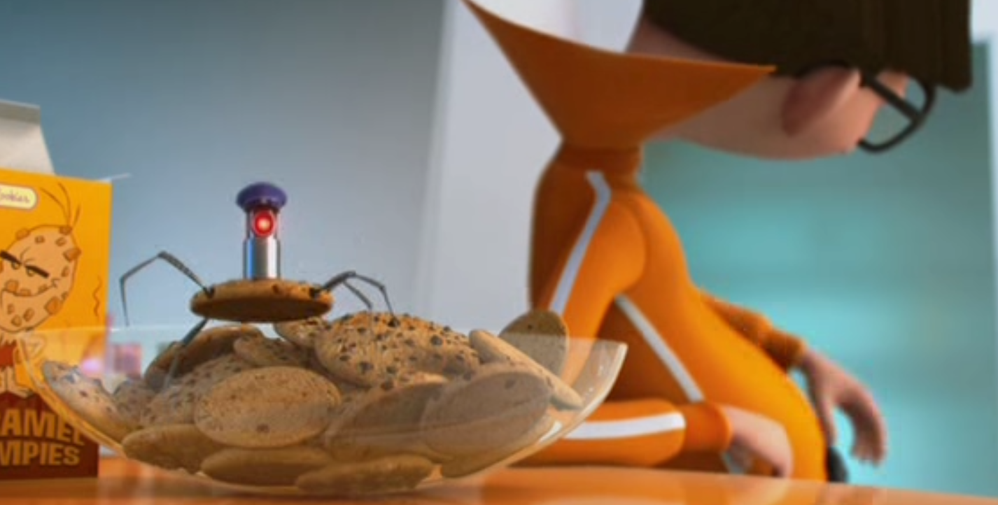 I thought for a long time where I saw these raisins in cookies. - Despicable Me, , The bot, GIF, Longpost