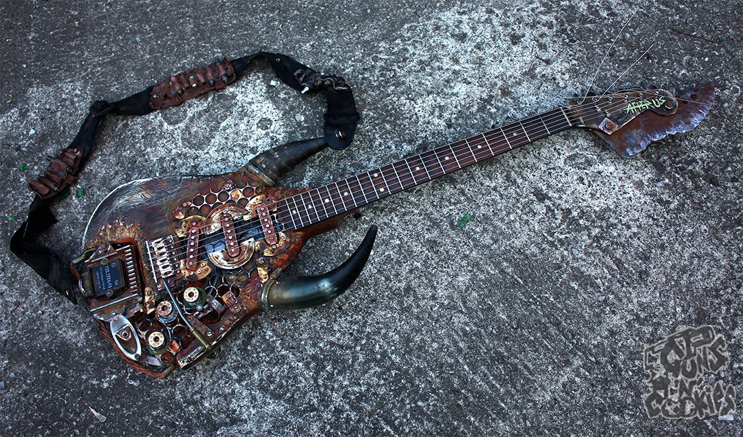 Post-apocalyptic guitar - Post apocalypse, Electric guitar, After U.S, Longpost, Fender Stratocaster