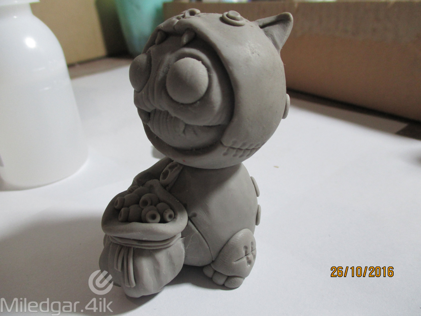 Polymer clay master class. - My, Polymer clay, Master Class, Handmade, Needlework, Modeling, Лепка, , Video, Longpost