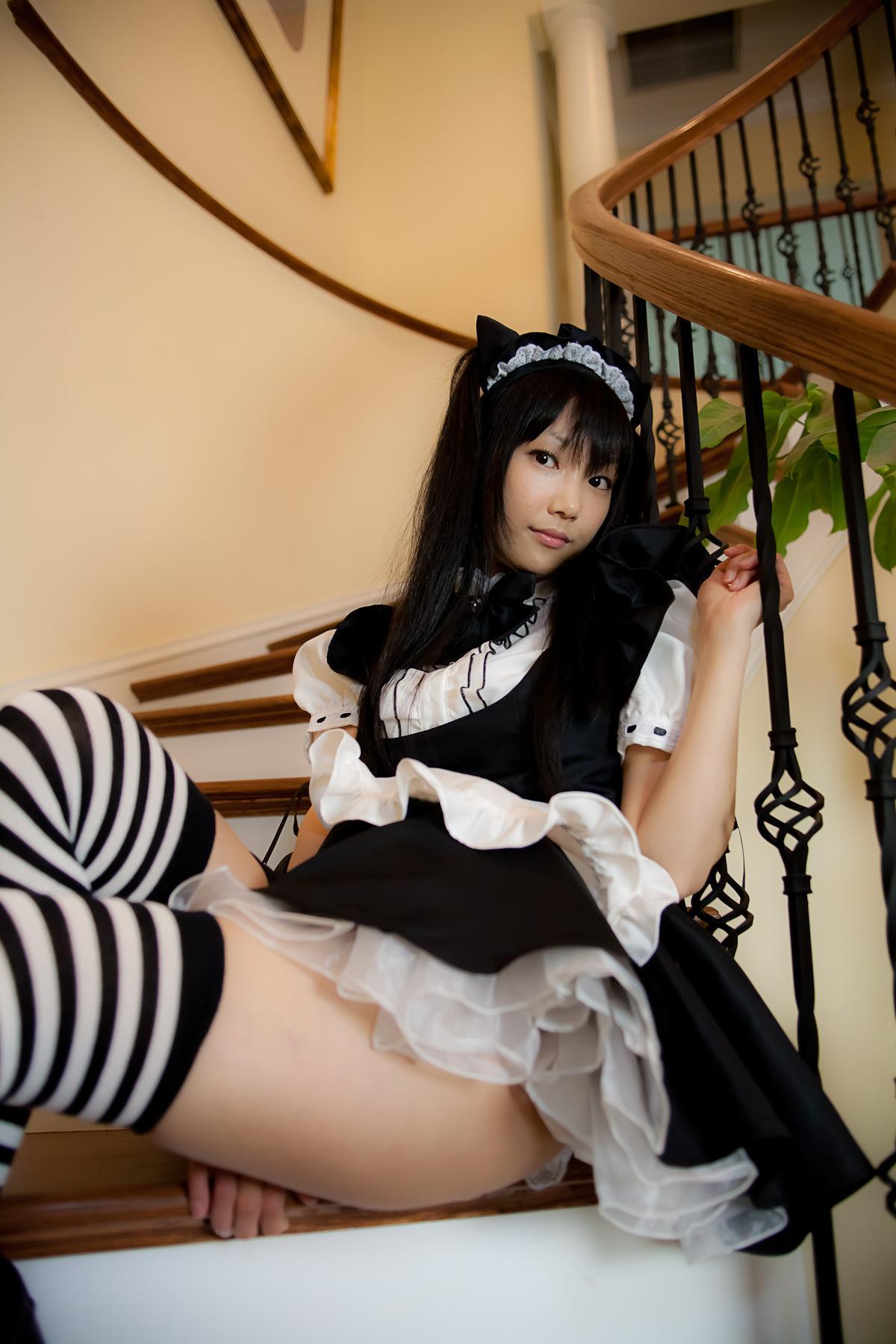 japanese maid - NSFW, Japanese, Erotic, Long, Housemaid, Ears, Legs, Longpost