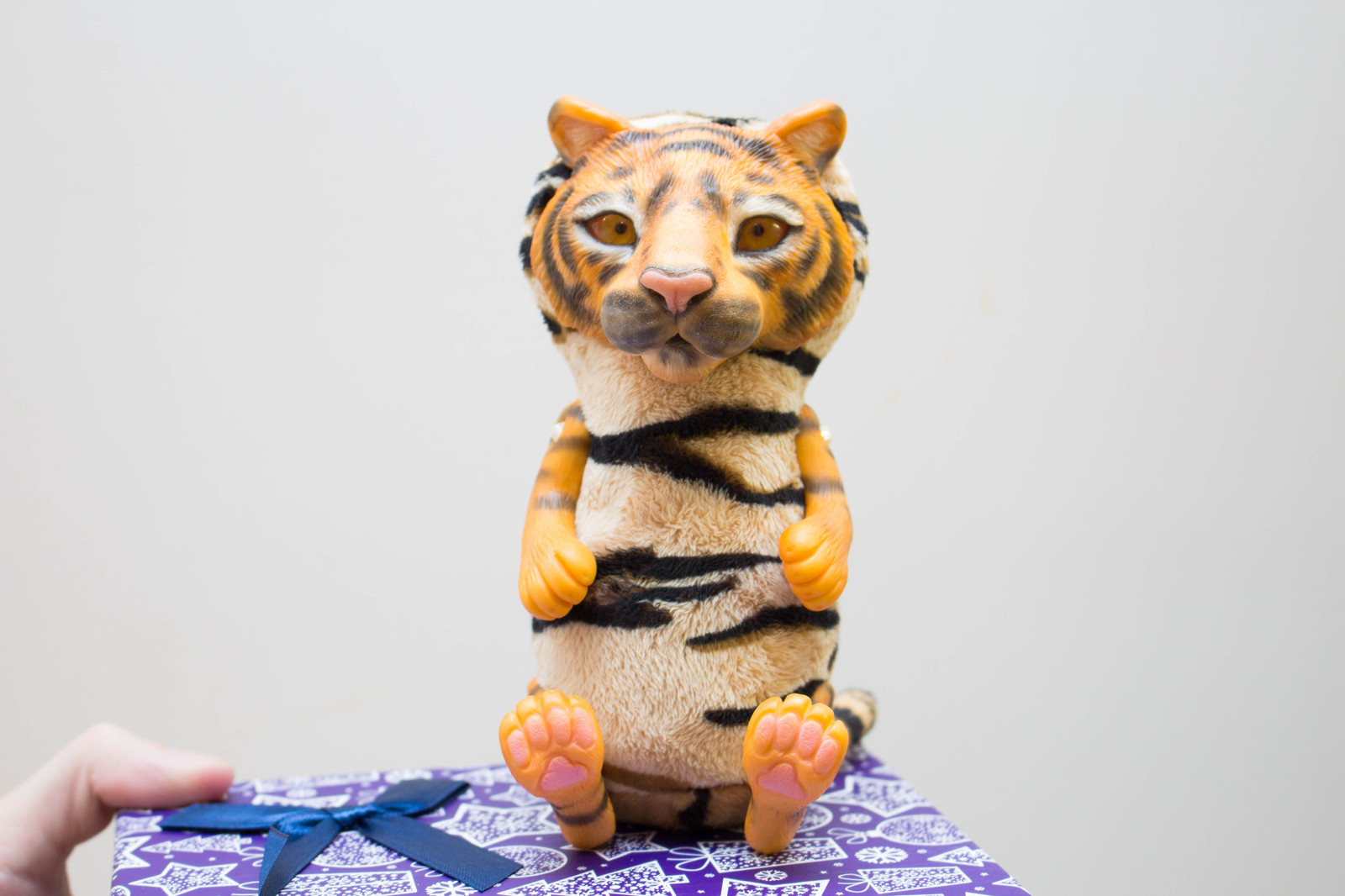 Our brother, the tiger) - My, My, Author's toy, Tiger, With your own hands, Polymer clay, Longpost