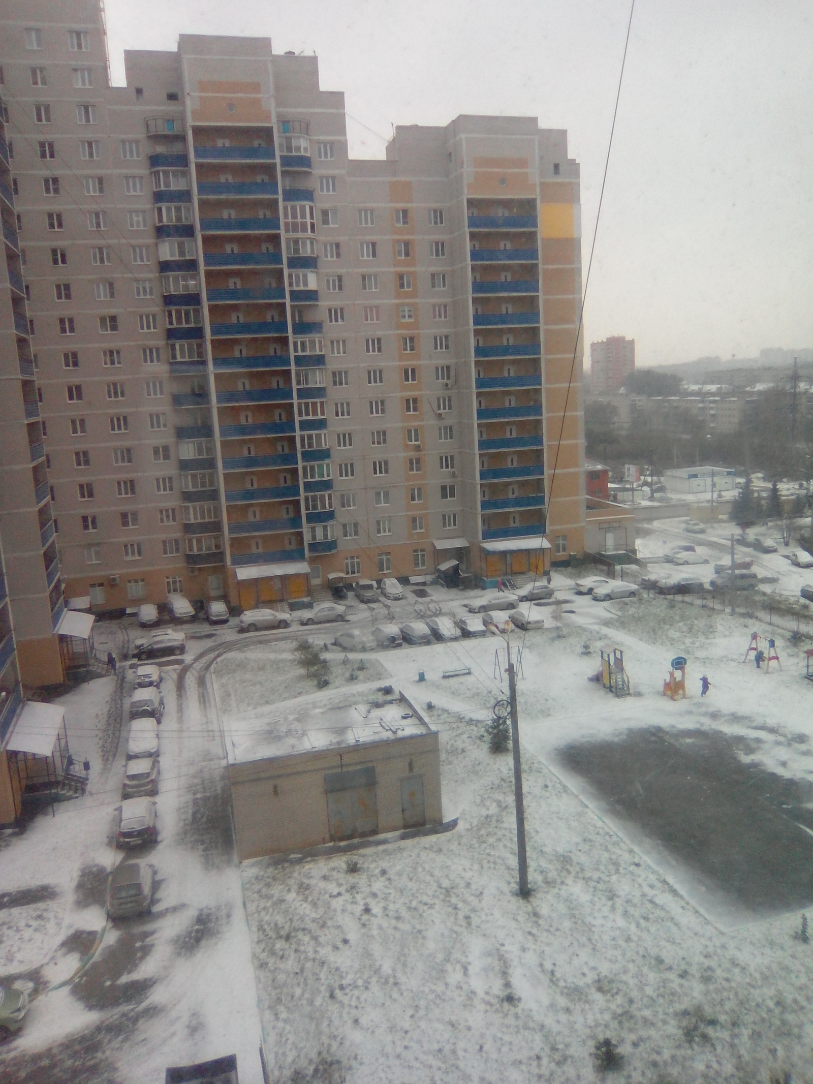 It has already snowed in Tula - My, Tula, Autumn, Snow