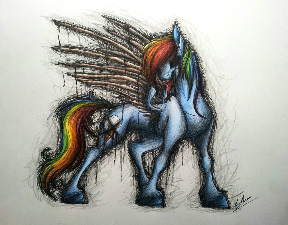 Dark 6 - My Little Pony, Grimdark, Darkpony, Арт, Mane 6, Dark 6, Длиннопост, Lupiarts