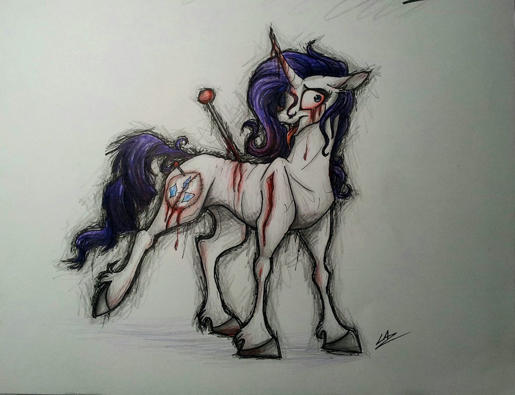 Dark 6 - My Little Pony, Grimdark, Darkpony, Арт, Mane 6, Dark 6, Длиннопост, Lupiarts