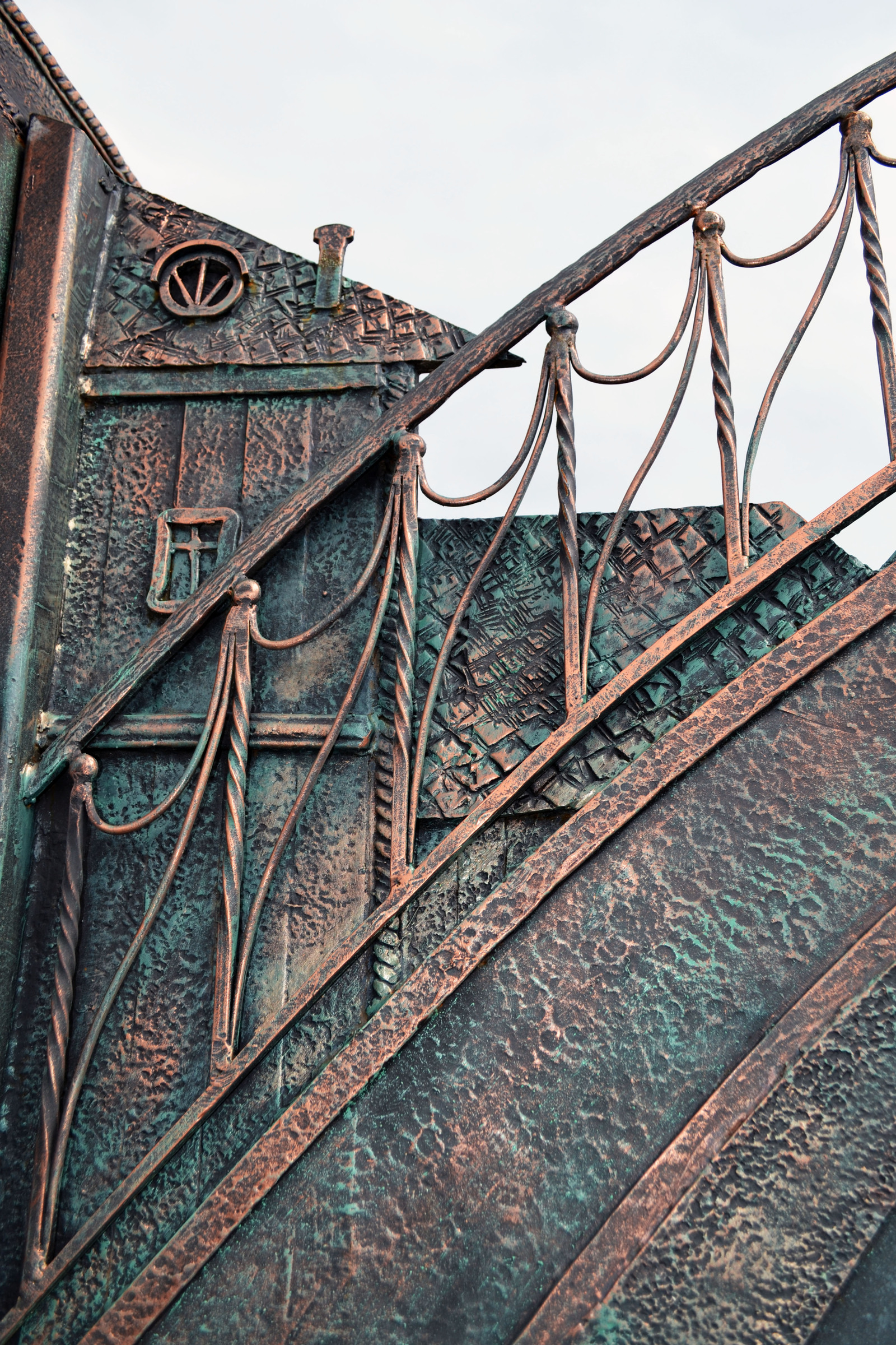 Gate Bridge - Wrought iron gates, Forging, Longpost