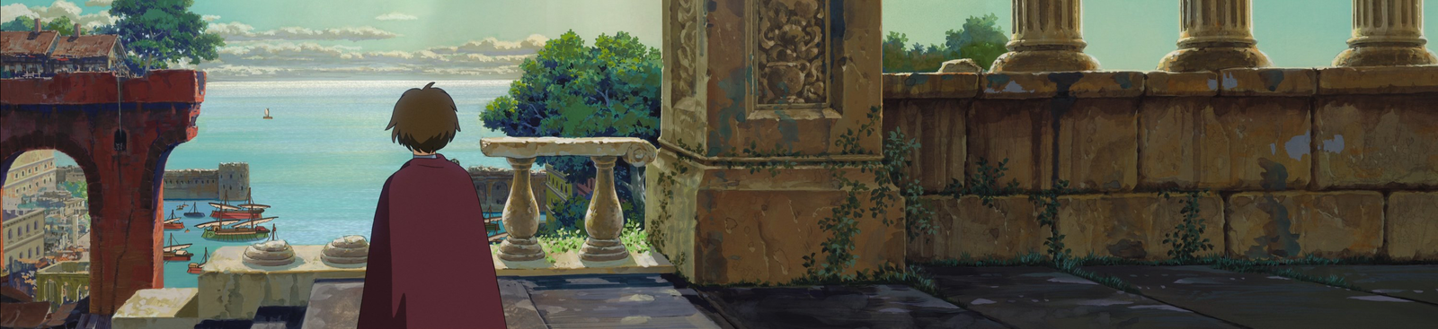 Backgrounds from Goro Miyazaki's Tales from Earthsea - Cartoons, Anime, Hayao Miyazaki, Панорама, Background, , Longpost