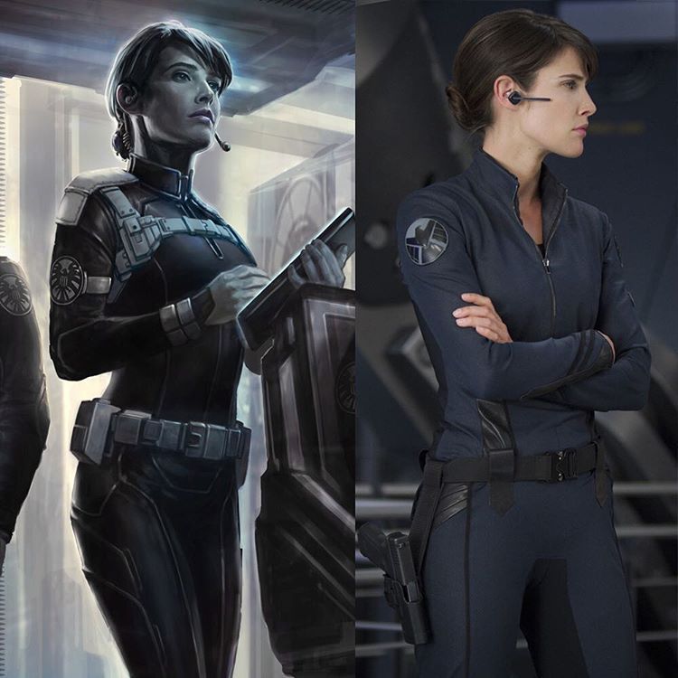 From concept to film - Movies, Avengers, Marvel, Concept Art, iron Man, Black Widow, Hawkeye, Nick Fury, Longpost