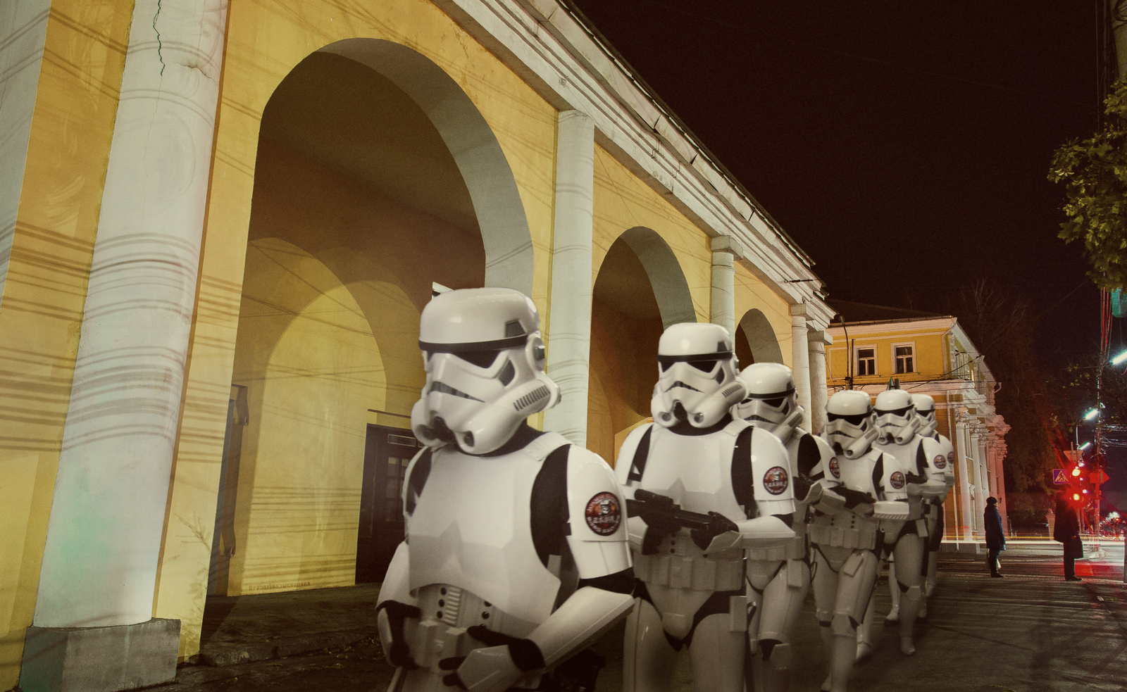 Imperial stormtroopers in the city - My, Ryazan, Star Wars, 2D Among Us