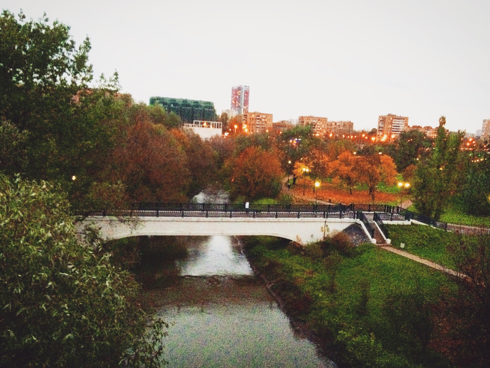 Autumn in Moscow - My, Autumn, Moscow, Rostokino, , Color