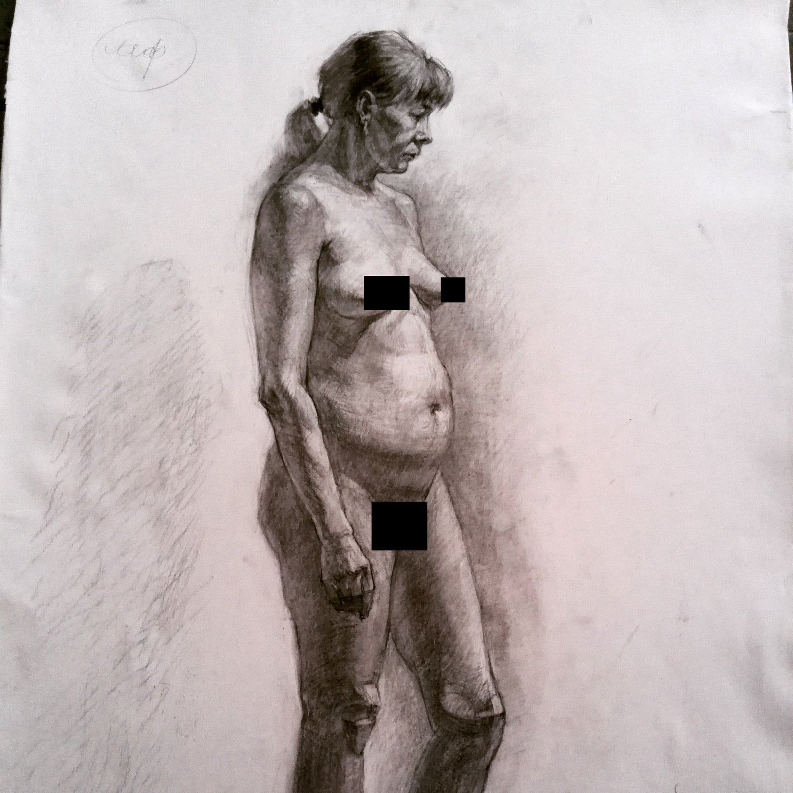 One of the educational works, for my only subscriber) - My, My, Drawing, Censored