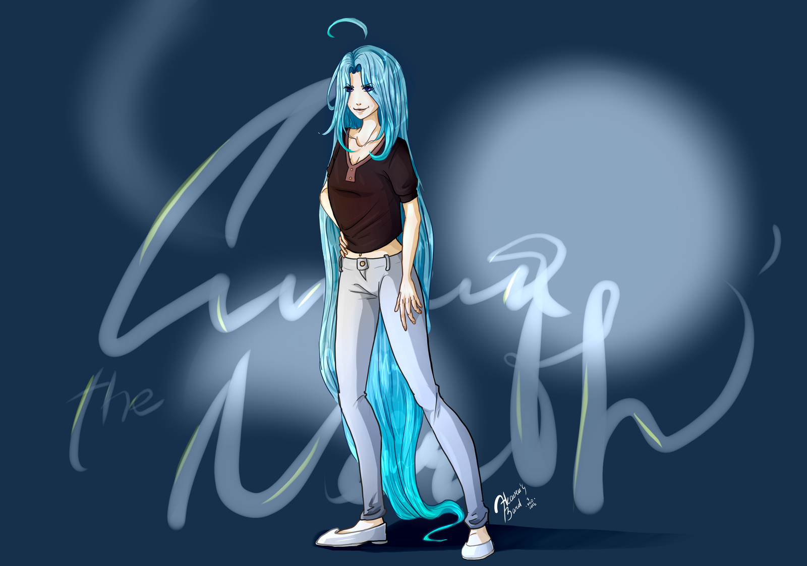 Northern. - My, Art, Drawing, Anime art, , Nt, My, , SAI