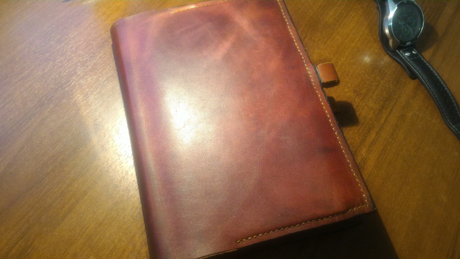 Leather diary cover. Friday post. - My, Leatherwork, Leather products, Cover, Diary, With your own hands, Longpost