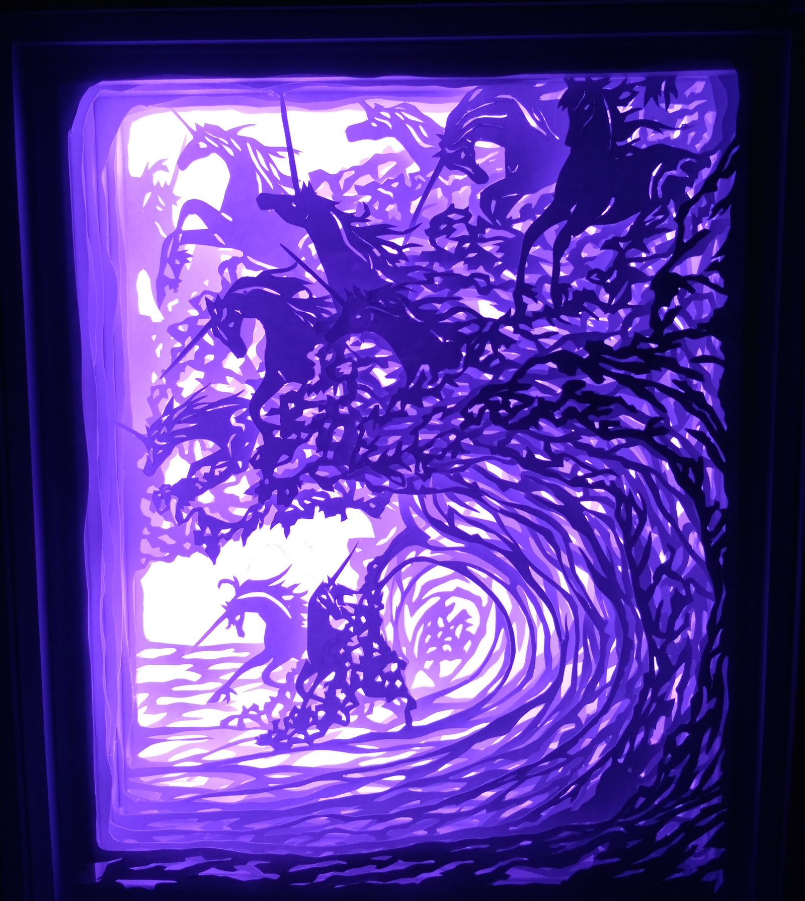 A few of my nights - My, Lightbox, Presents, Handmade, Night light, Longpost