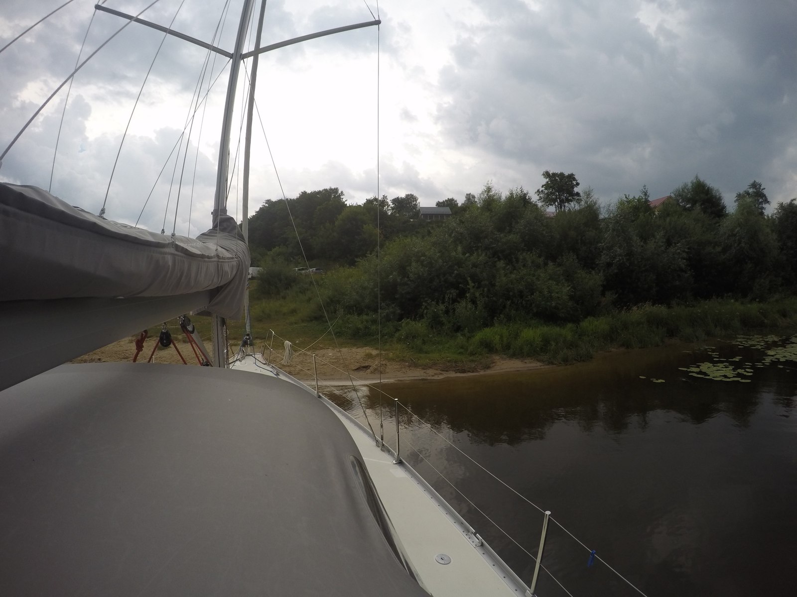 Traveling on a yacht along the Volga at AFP2016. - My, Yachting, Volga, Yacht, Lyskovo, Travels, , Alfa Future People, Thunderstorm, Longpost