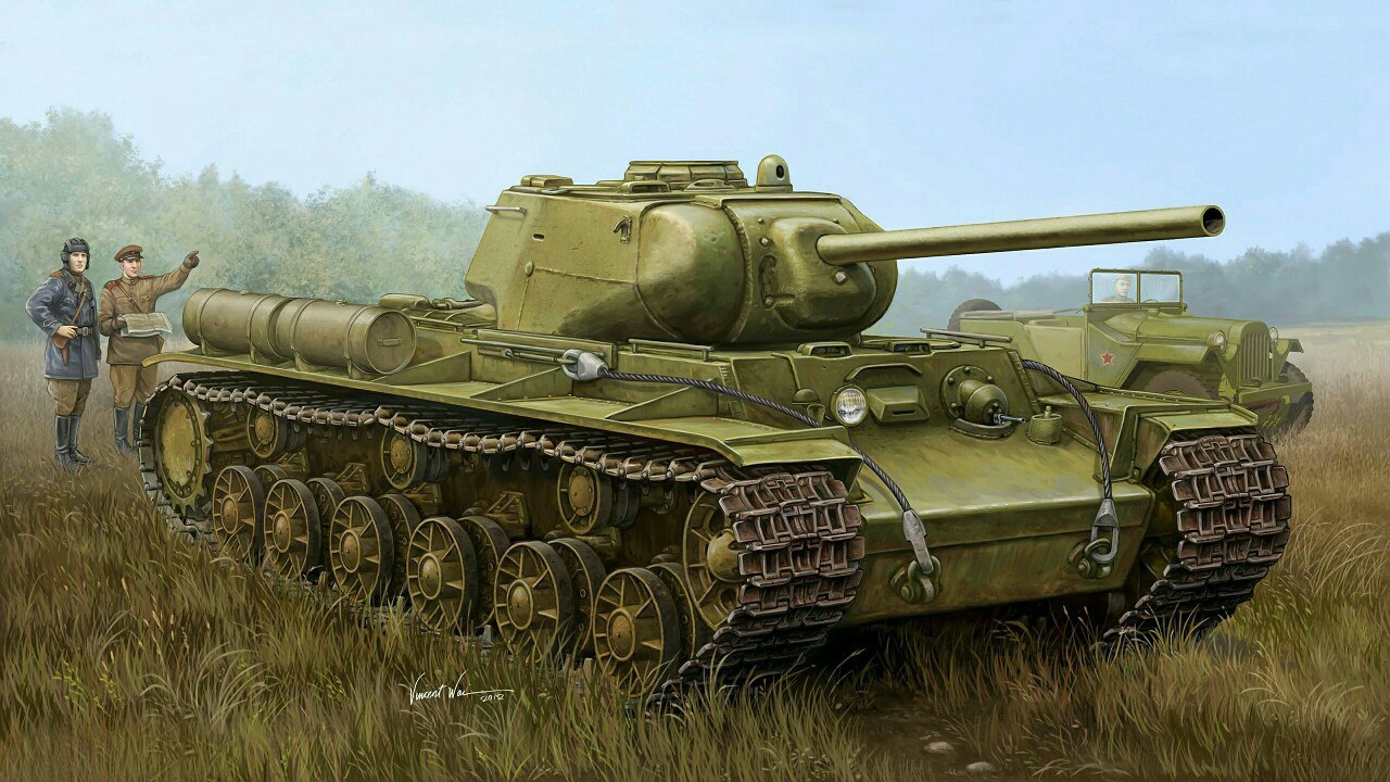 Paintings (11) - Painting, Tanks, Weapon, Armored vehicles, Longpost