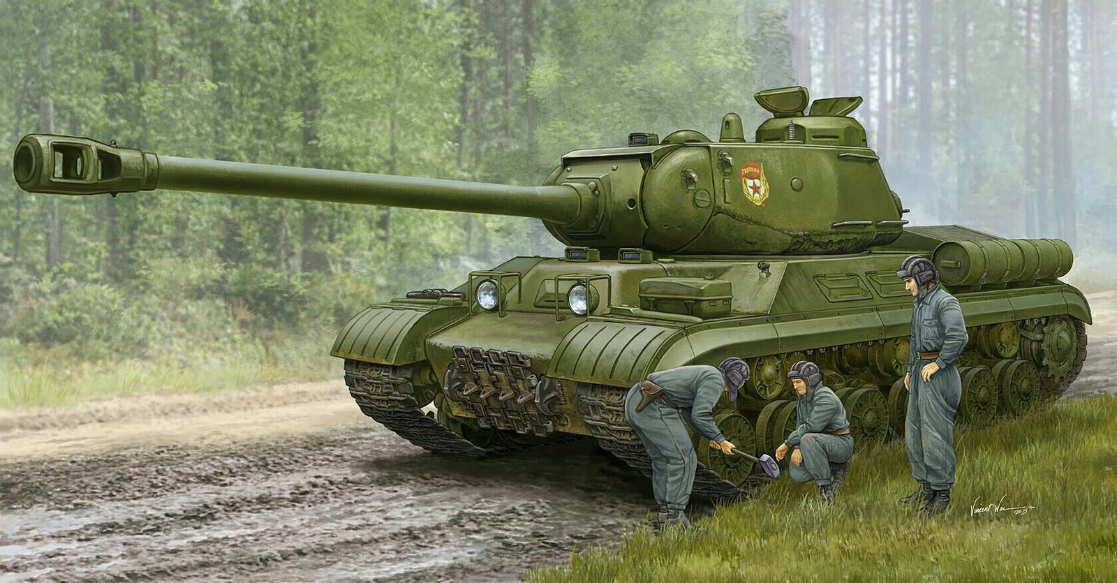 Paintings (11) - Painting, Tanks, Weapon, Armored vehicles, Longpost