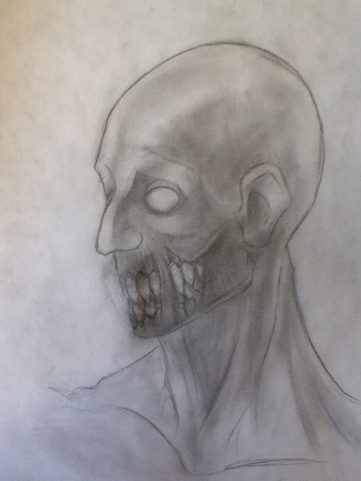 In general, how do you like my daub? I drew everything from my head, I didn’t copy it, because there may not be as many teeth as needed :D - My, Drawing, Pencil drawing, Pencil, Creation, Art